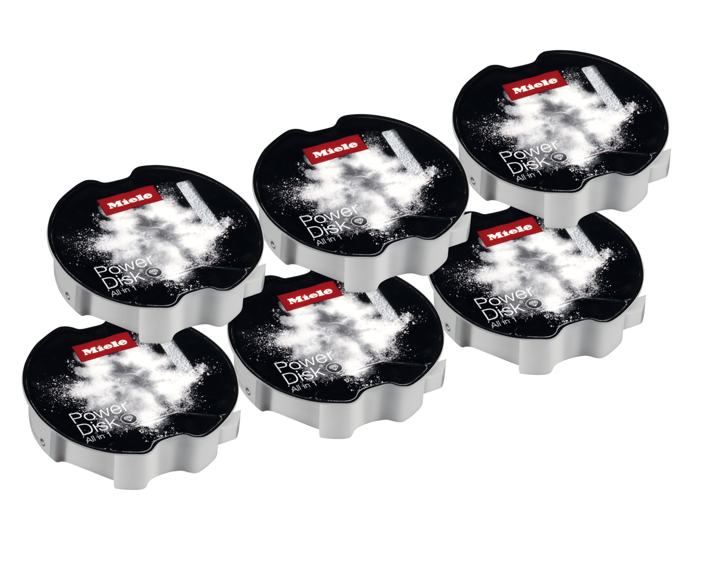 Miele GS SETD6 PowerDisk All in 1., 6 parçalı yedekleme seti AutoDos özellikli